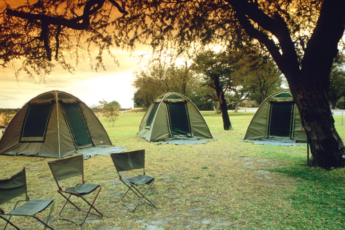 Afrika Safari Zelt Camp - in ein paar Minuten errichtet