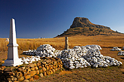 Schlachtfeld in Isandhlwana nahe der Isibindi Zulu Lodge, Südafrika