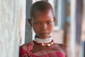 Menschen in Tansania - die Masai